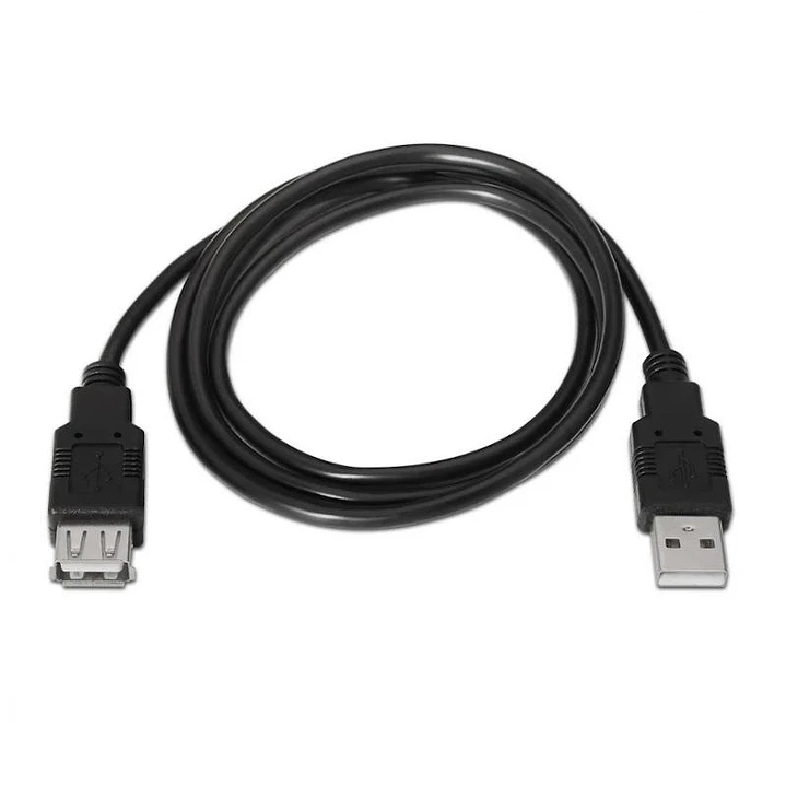 Aisens Cable USB 2.0 tipo A/M-A/H negro 3.0m 1