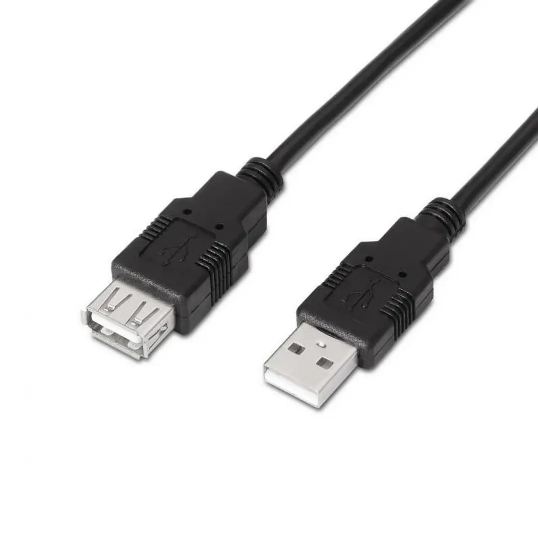 Aisens Cable USB 2.0 tipo A/M-A/H negro 3.0m 2