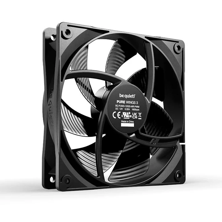 be quiet! Ventilador Pure Wings 3 120mm Negro 2