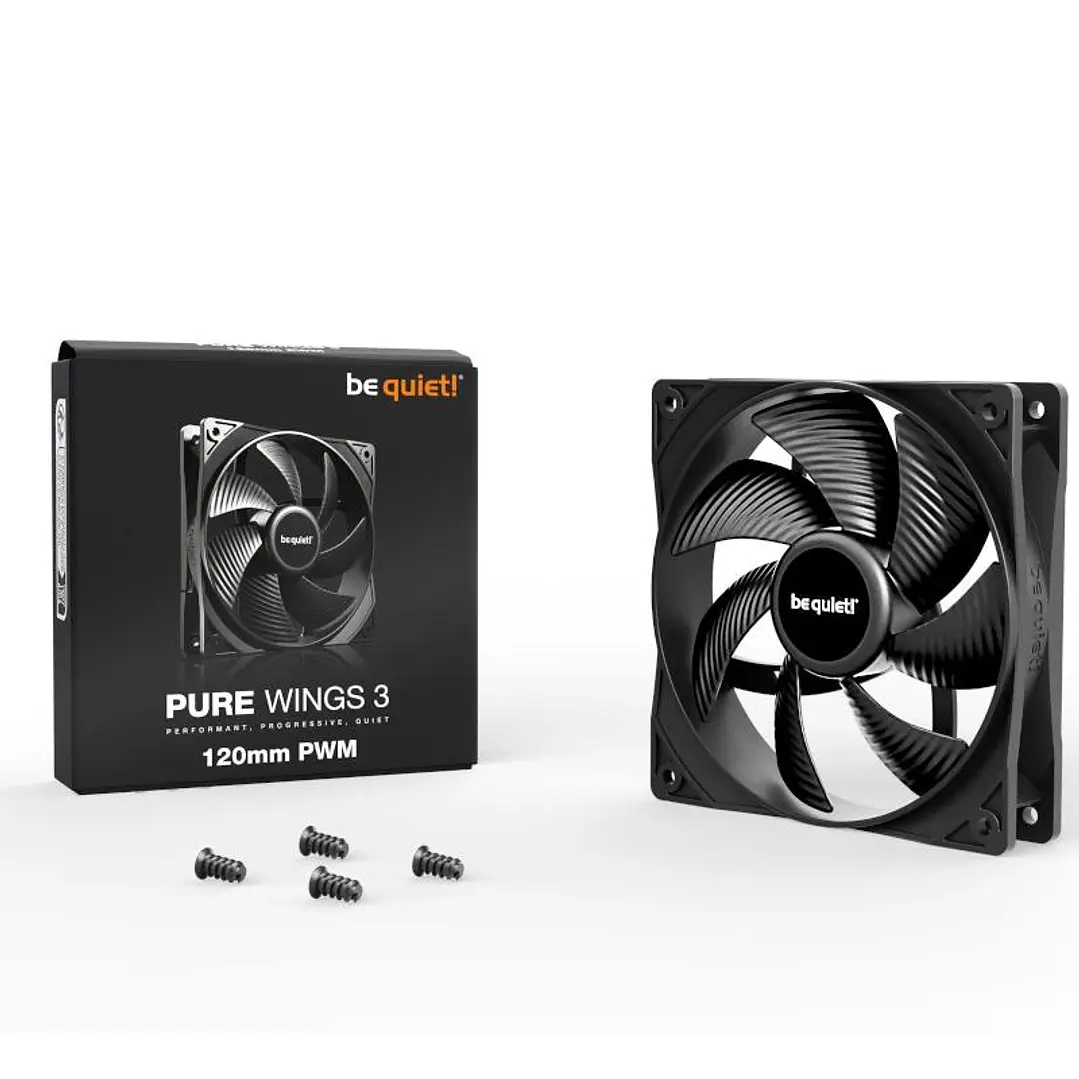 be quiet! Ventilador Pure Wings 3 120mm Negro 3