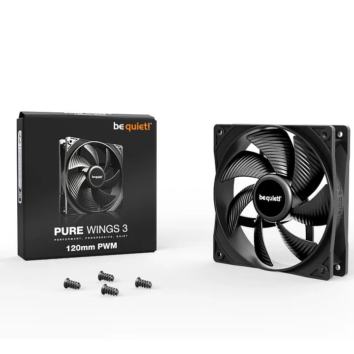 be quiet! Ventilador Pure Wings 3 120mm Negro 3