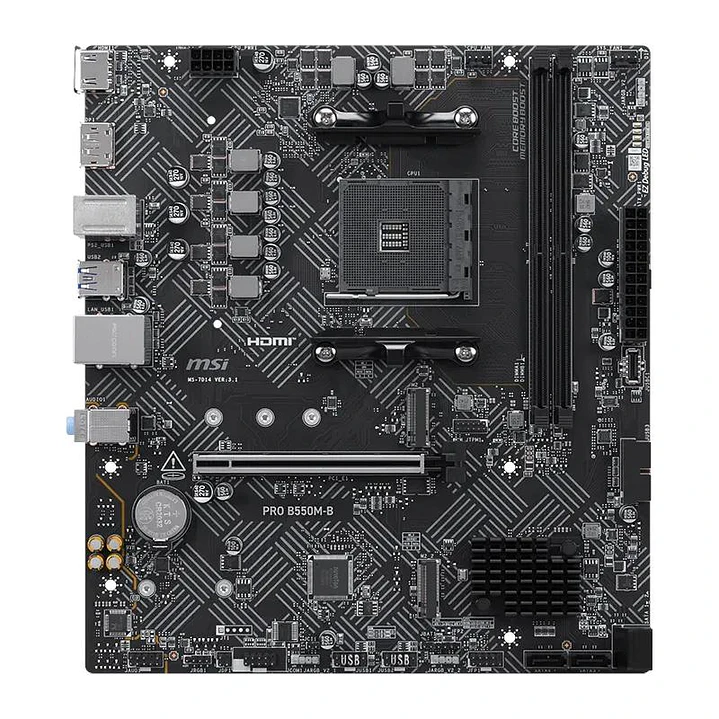 MSI Placa Base PRO B550M-B mATX AM4 2