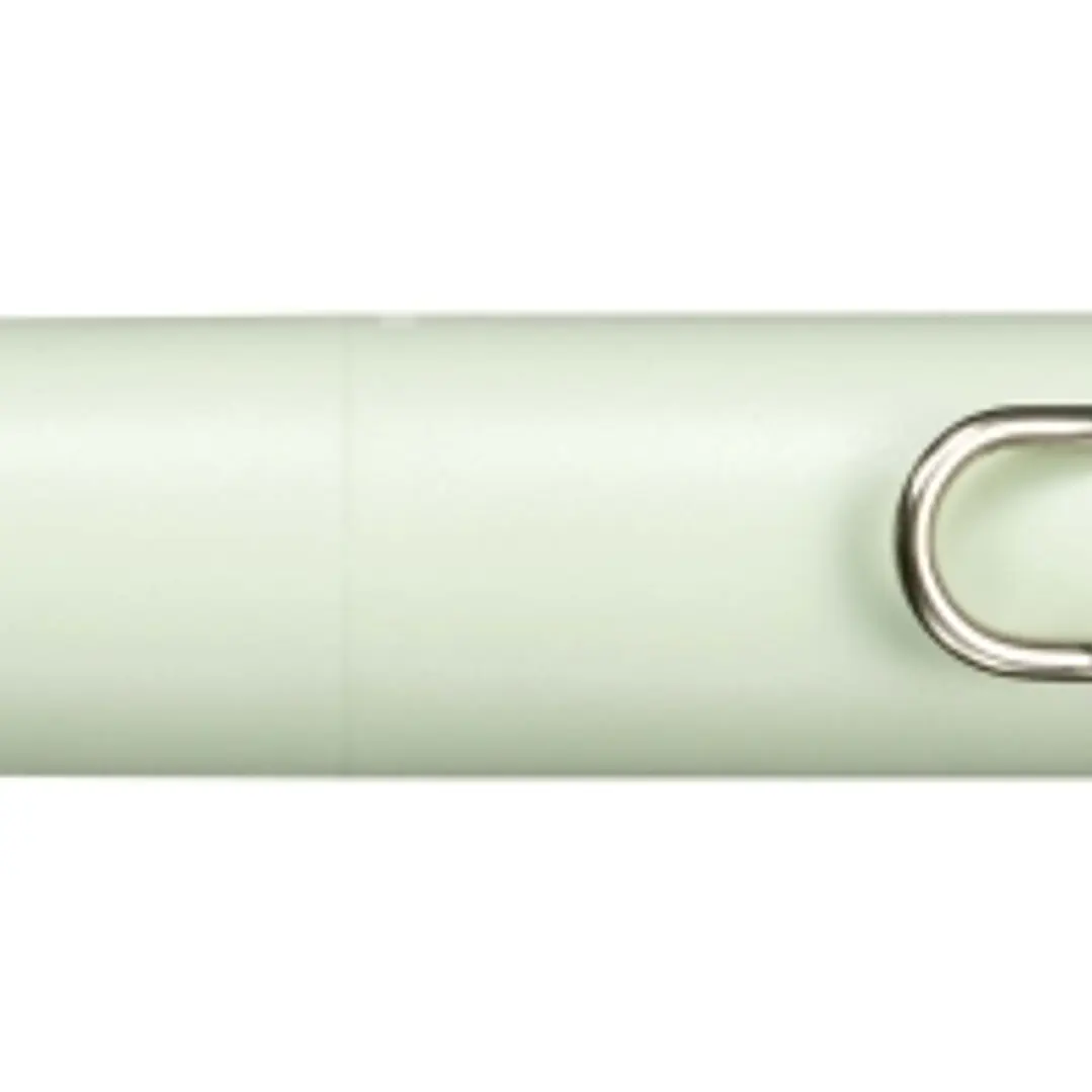 Uni-ball One P Boligrafo Retractil con Punta Fina 0.5mm - Agarre Suave y Comodo - Tinta Color Negro - Cuerpo de Color Verde Fresh 1