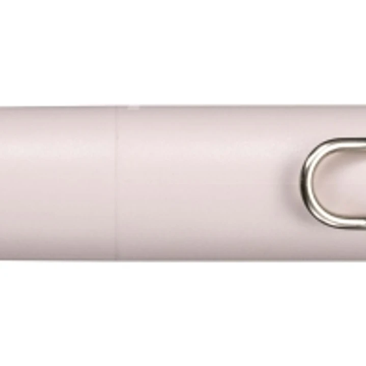 Uni-ball One P Boligrafo Retractil con Punta Fina 0.5mm - Agarre Suave y Comodo - Tinta Color Negro - Cuerpo de Color Rosa Peach 1