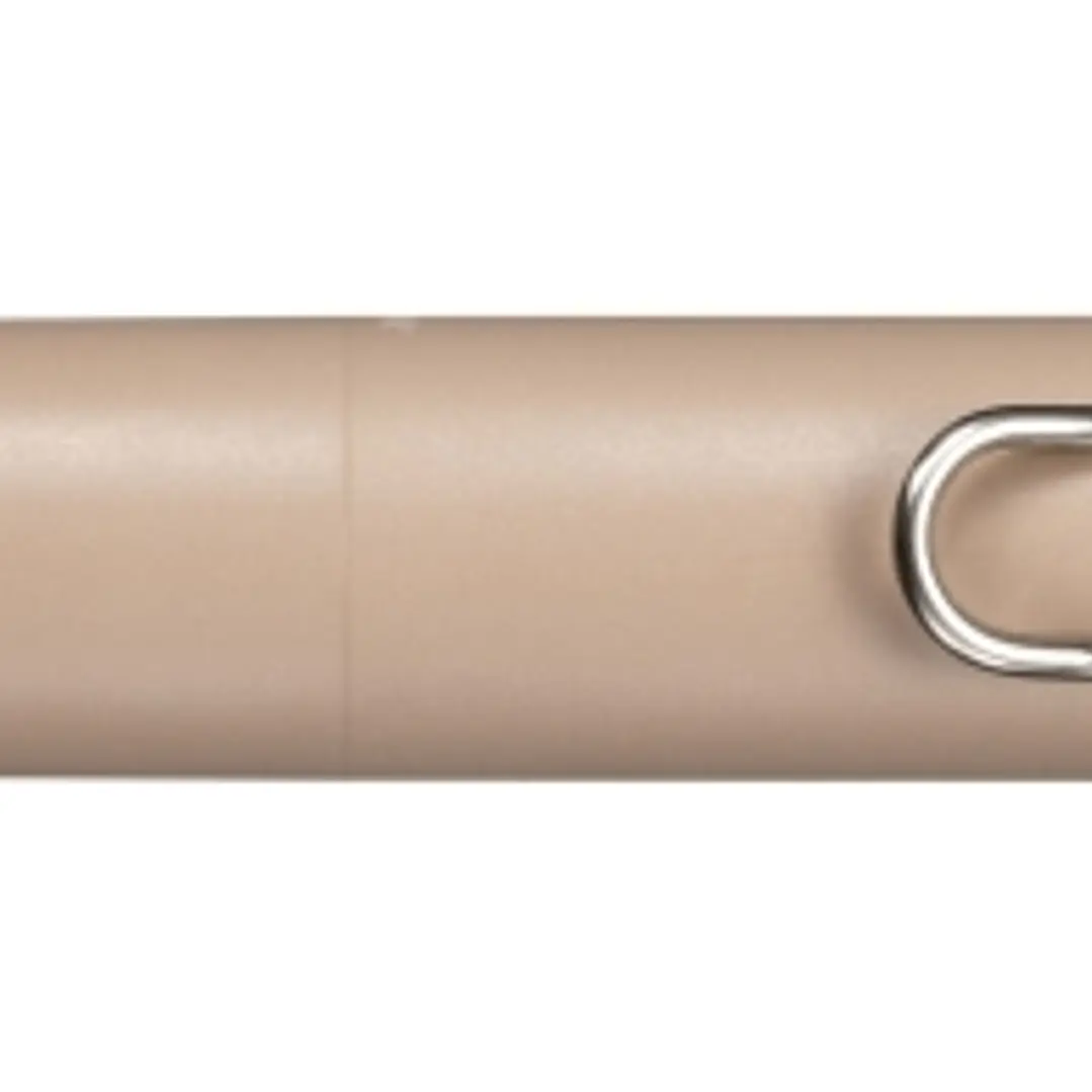Uni-ball One P Boligrafo Retractil con Punta Fina 0.5mm - Agarre Suave y Comodo - Tinta Color Negro - Cuerpo de Color Marron Cafe 1