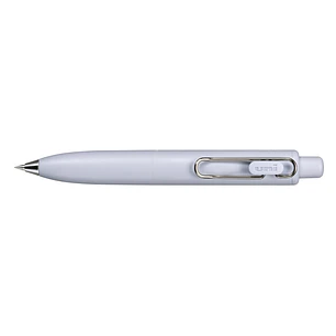 Uni-ball One P Boligrafo Retractil con Punta Fina 0.5mm - Agarre Suave y Comodo - Tinta Color Negro - Cuerpo de Color Azul Soda