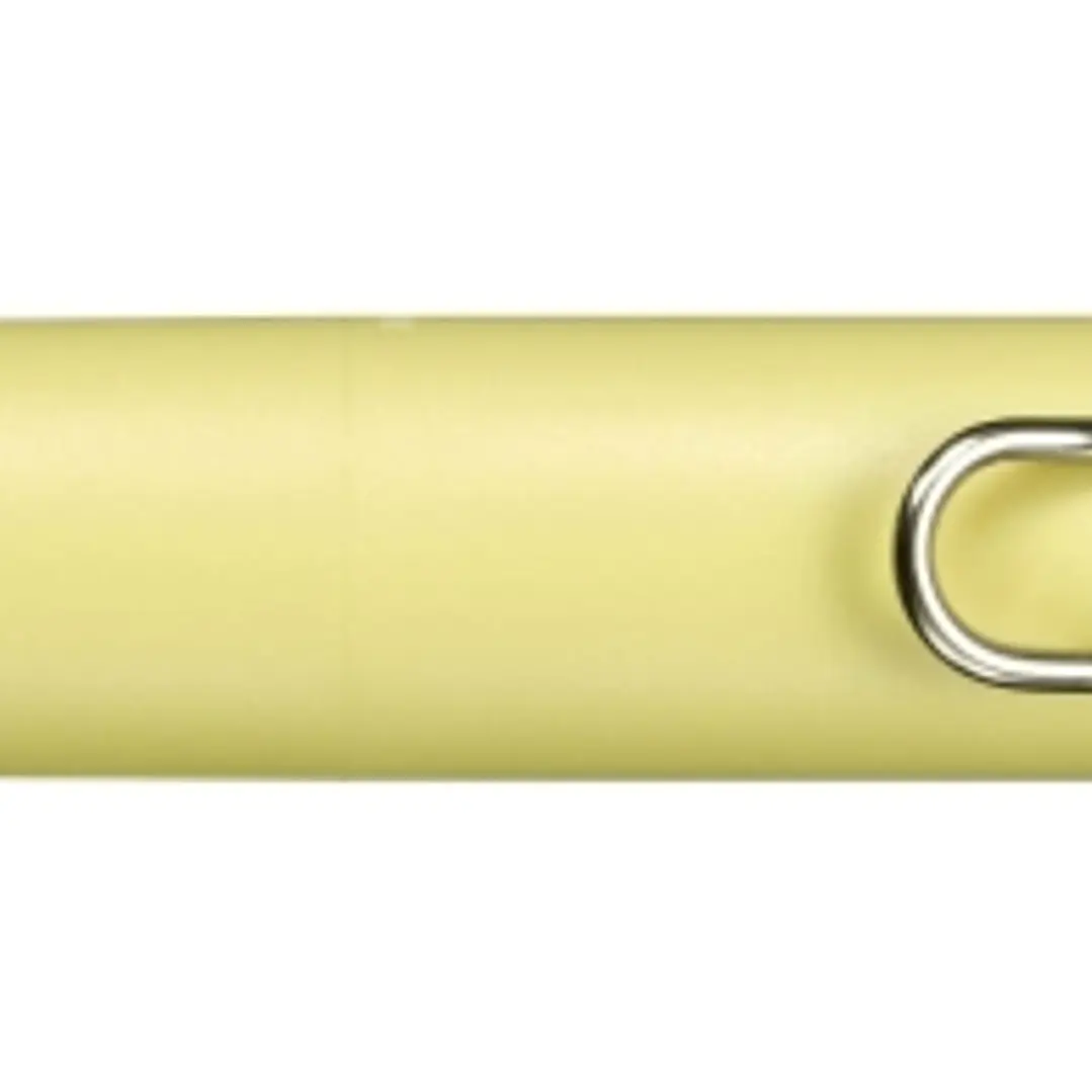 Uni-ball One P Boligrafo Retractil con Punta Fina 0.5mm - Agarre Suave y Comodo - Tinta Color Negro - Cuerpo de Color Amarillo Banana 1