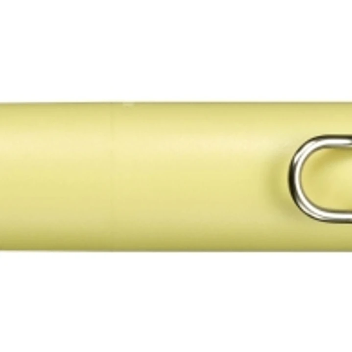 Uni-ball One P Boligrafo Retractil con Punta Fina 0.5mm - Agarre Suave y Comodo - Tinta Color Negro - Cuerpo de Color Amarillo Banana 1