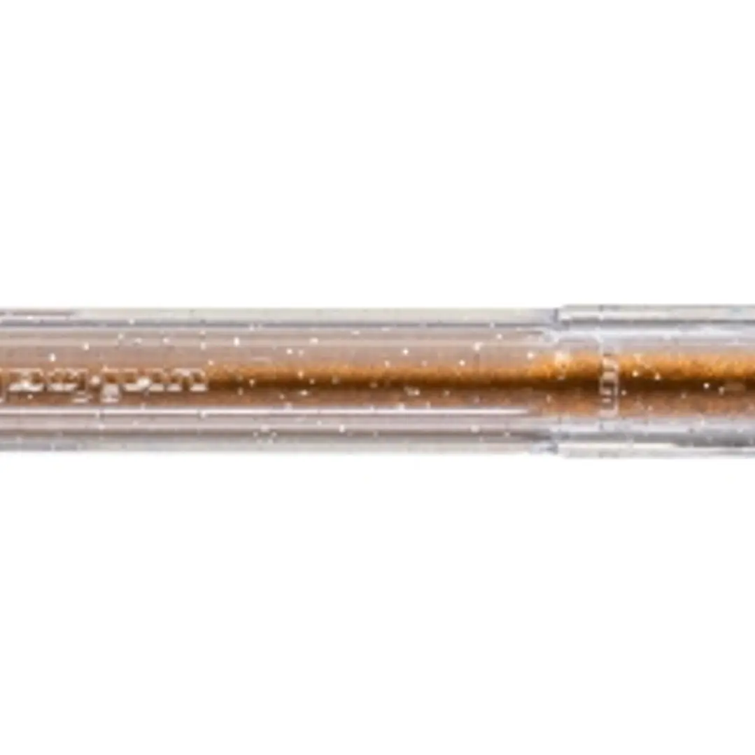 Uni-ball Signo Sparkling UM-120SP Roller de Tinta Gel - Punta de Bola 1mm - Tinta Pigmentada Resistente al Agua y Luz - Efecto Purpurina - Color Bronc 1