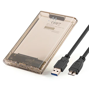 Ewent Caja Externa USB 3.2 - Instalacion sin Herramientas - Plug and Play - SATA 2.5