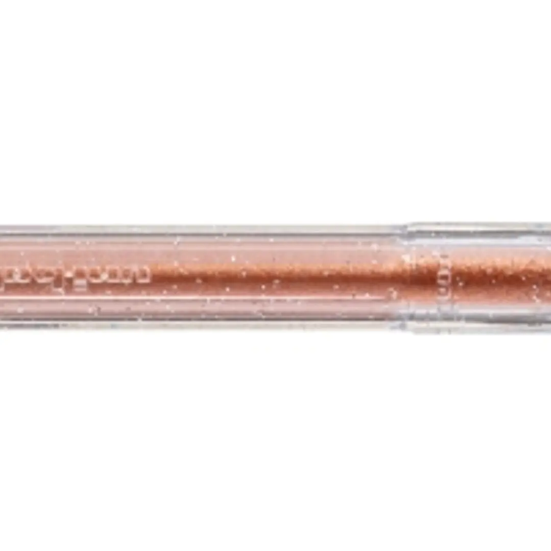 Uni-ball Signo Sparkling UM-120SP Roller de Tinta Gel - Punta de Bola 1mm - Tinta Pigmentada Resistente al Agua y Luz - Efecto Purpurina - Color Coral 1