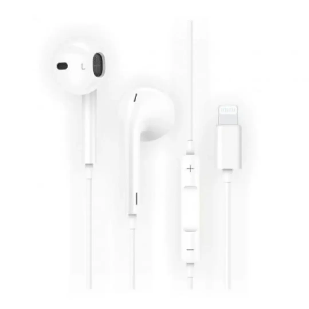 TechOneTech ear Tech Hip Auriculares Intraurales Sider Lightning - Microfono Integrado - Asistente Voz - Cable de 1.20m 1