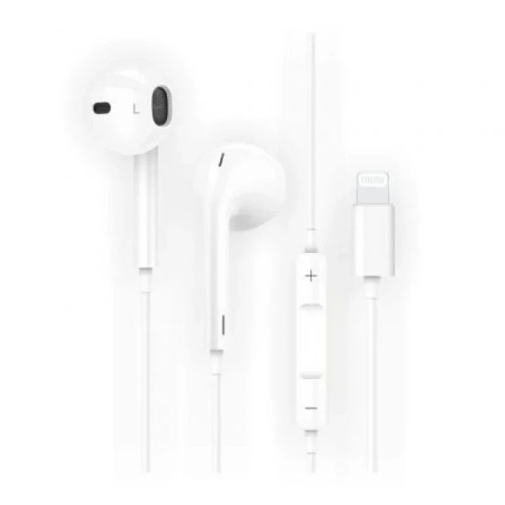 TechOneTech ear Tech Hip Auriculares Intraurales Sider Lightning - Microfono Integrado - Asistente Voz - Cable de 1.20m 1