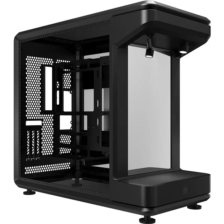 Cooler Master MasterFrame 360 Stage Mirror Caja ATX - 2x USB-A 3.2 1x USB-C 4.0 1x Audio y Micro - Espejo Frontal - Focos ARGB - Color Negro 1