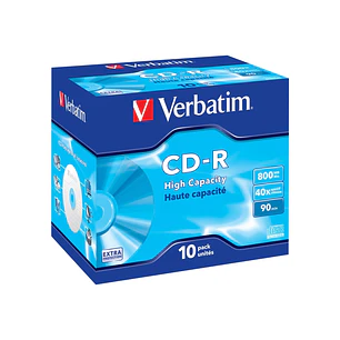 Verbatim Datalife Pack de 10 CD-R 40X  800MB