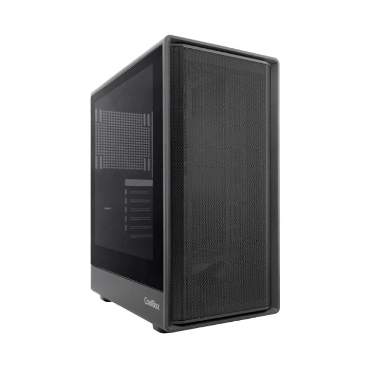 CoolBox Gaming GA700 Darkface Caja Torre ATX - 1 x USB C 3.2 1 x USB A 3.2 1X USB A 2,0 1 x Audio + Micro - Color Negro 1