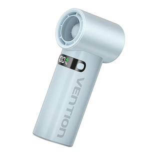 Vention PBE Ventilador de Mano - Velocidad Maxima 17000RPM - Nivel Regulable de 1 a 100 - Bateria de 3000mAh - Pantalla LED - Conexion USB-C - Ligero 