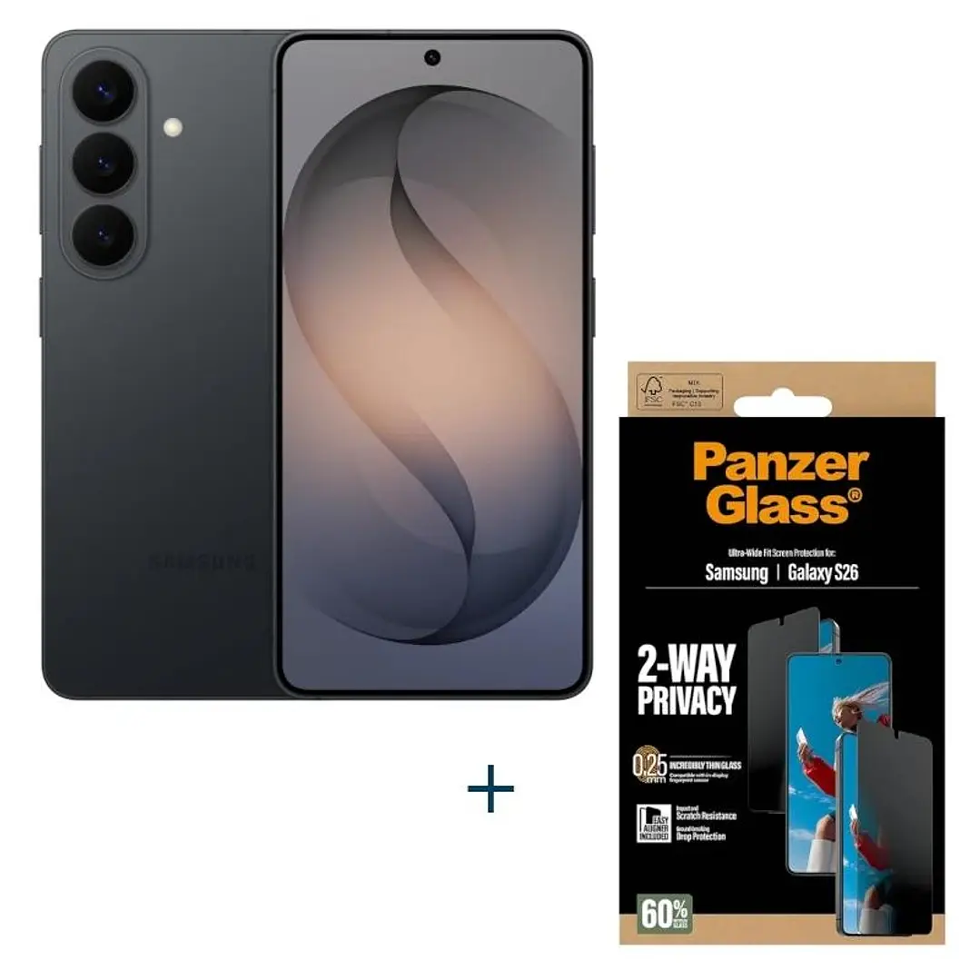 Samsung Galaxy S26 256Gb EE Black+Prot Priv Panzer 1