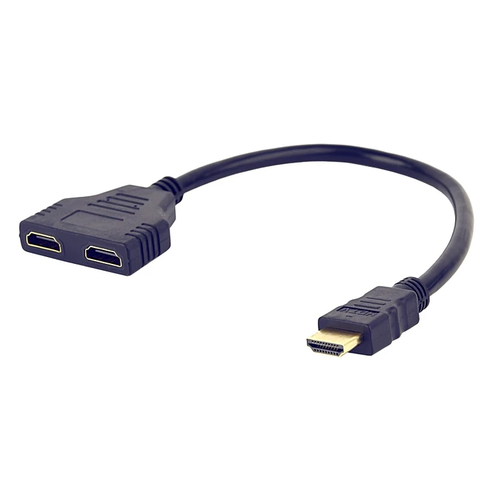 Gembird Cable Adaptador HDMI(M) a 2xHDMI(H) 0.2Mts 1