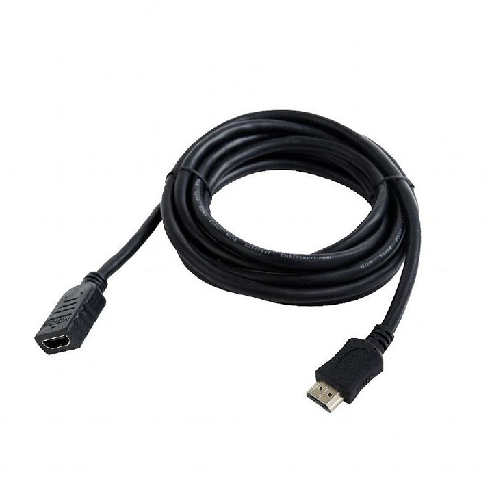 Gembird Cable HDMI (M)-(H)  Ethernet 1.8 Mts Ngr 1