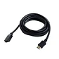 Gembird Cable HDMI (M)-(H)  Ethernet 1.8 Mts Ngr - Miniatura 1
