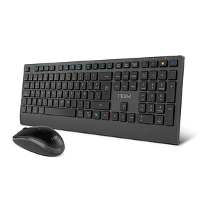 NOX LITE DUO Teclado+Ratón Inalámbrico Negro