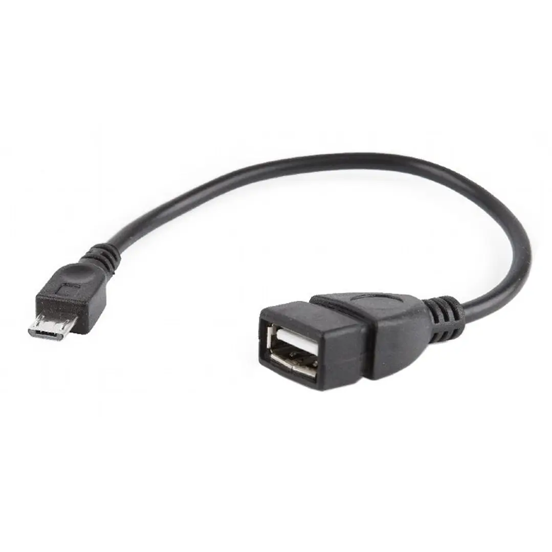 Gembird Cable USB 2.0 OTG Micro B/M - A/H 15 cm Ne 1