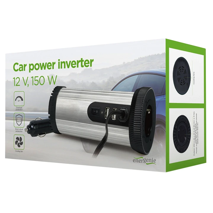 Gembird Power Inverter 12V to 230V (150Watt) 4