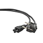 Gembird Cable Alimentación 3pin C5 Schuko VDE 3 Mt - Miniatura 1
