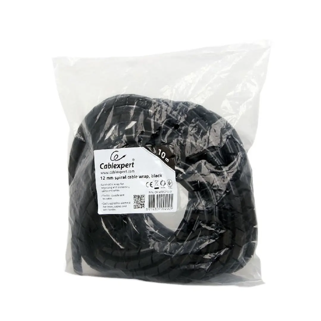 Gembird Organizador/protector de cables 10m 12mm 3