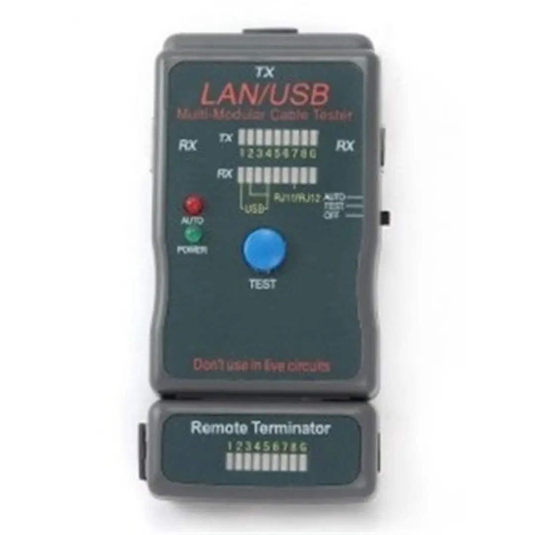 Gembird Comprobador de Cable RJ45-RJ11 1