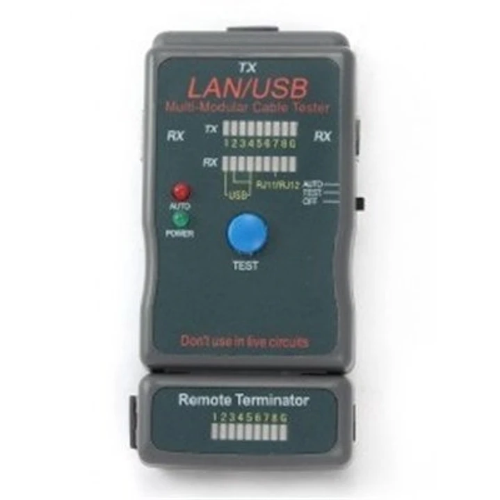 Gembird Comprobador de Cable RJ45-RJ11 1