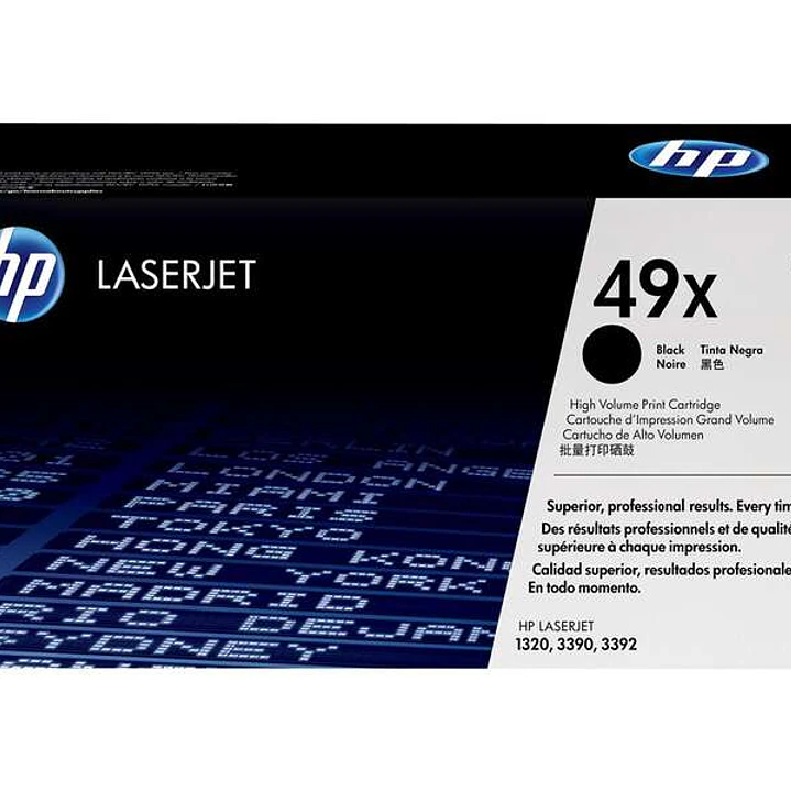 HP Q5949X Negro Cartucho de Toner Original - 49X 1
