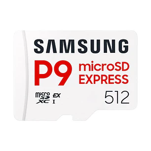 Samsung MicroSDHC P9 Express 512GB V30, A1 800MBs