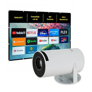 iggual Pack mini proyector + pantalla 100