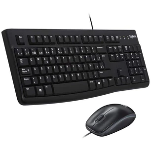 Logitech MK120 Teclado + Ratón óptico 1000dpi USB