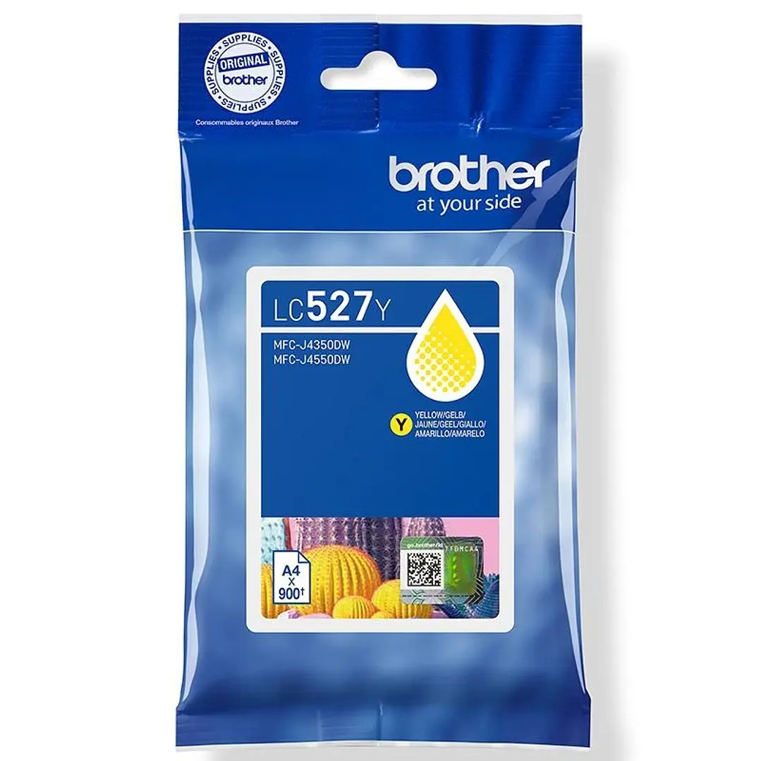 Brother Cartucho LC527Y Amarillo 1
