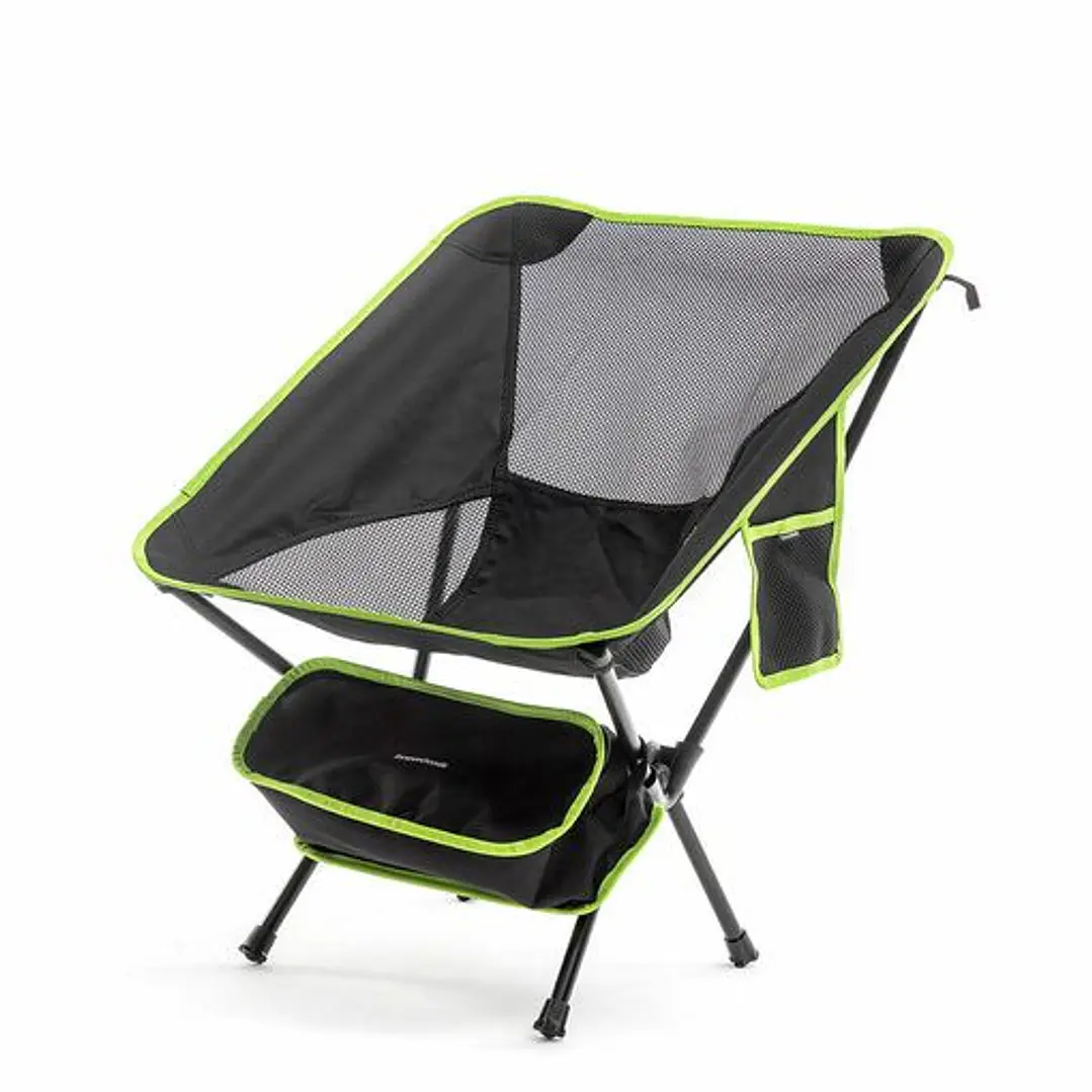 Innovagoods Folstul Silla de Camping Plegable - Soporta 120Kg - Bolsillo Lateral - Bolsa de Transporte 1