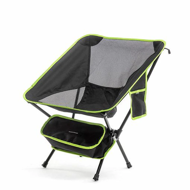 Innovagoods Folstul Silla de Camping Plegable - Soporta 120Kg - Bolsillo Lateral - Bolsa de Transporte 1
