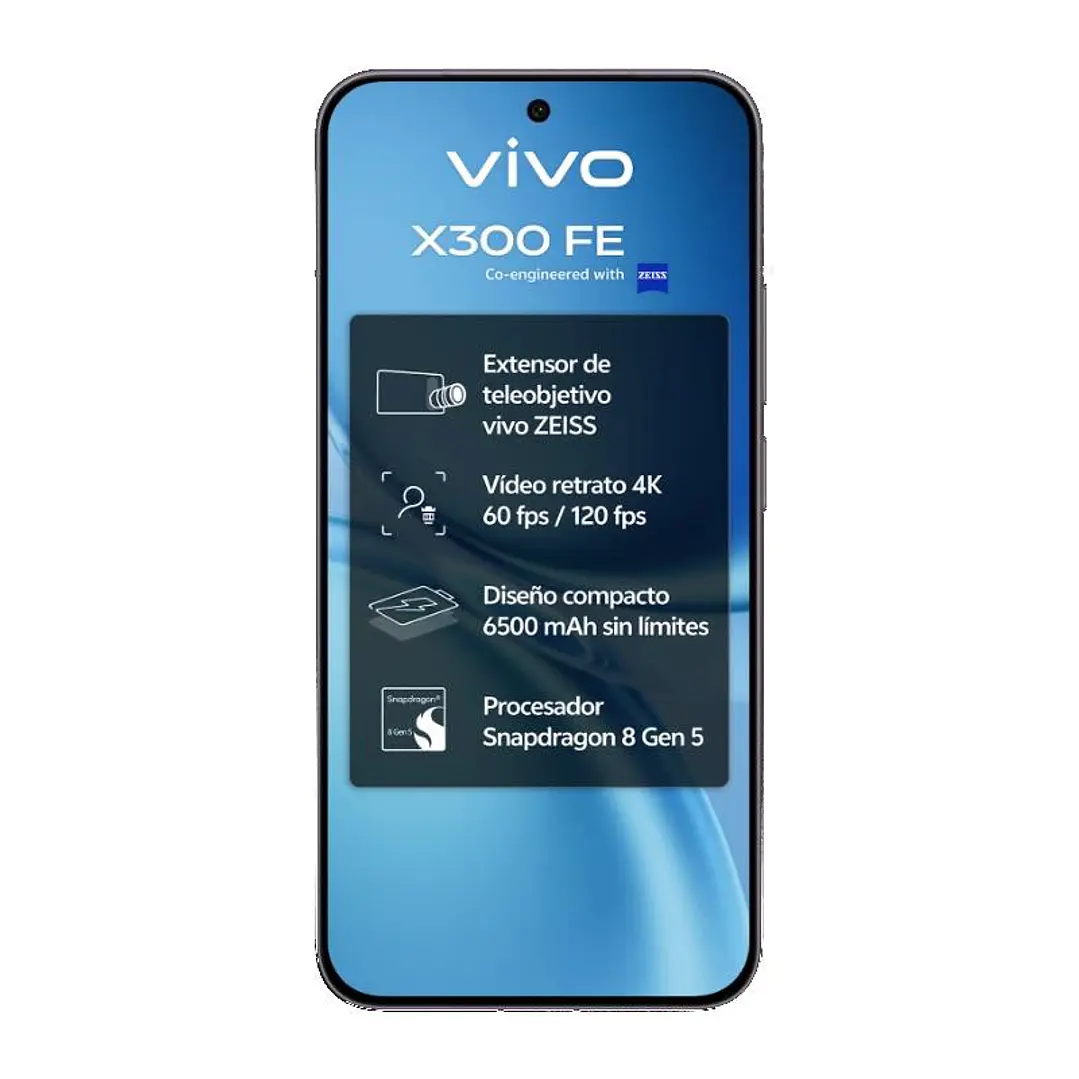 VIVO X300 FE 5G Black + Ch90w + Kit fotografico 3