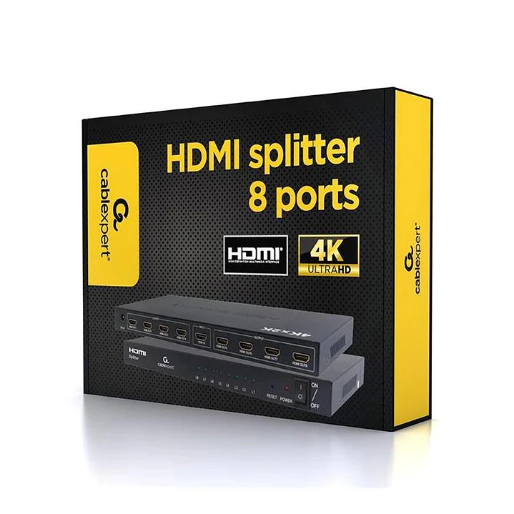 Gembird Divisor HDMI de 8 puertos Admite vídeo 3D 2