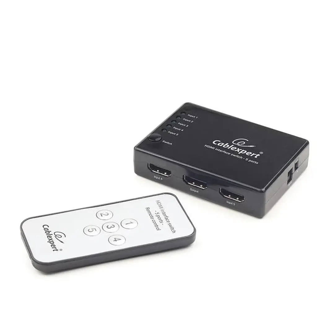 Gembird Switch con interface HDMI, 5 puertos 1
