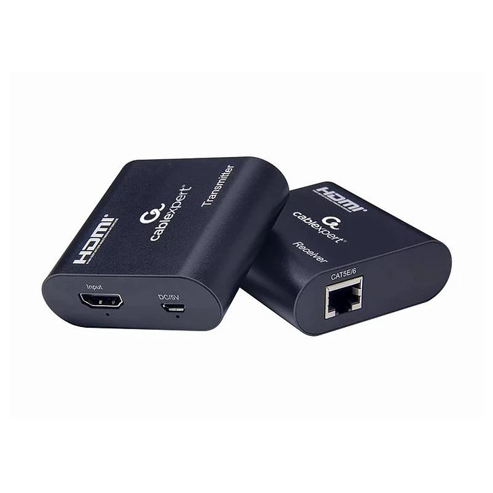 Gembird Extensor HDMI, 60 m, por cable LAN CAT6 1