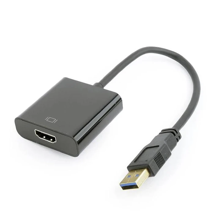 Gembird Adaptador de pantalla USB a HDMI, negro 1