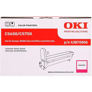 OKI C5650/C5750 Magenta Tambor de Imagen Original - 43870006 (Drum)