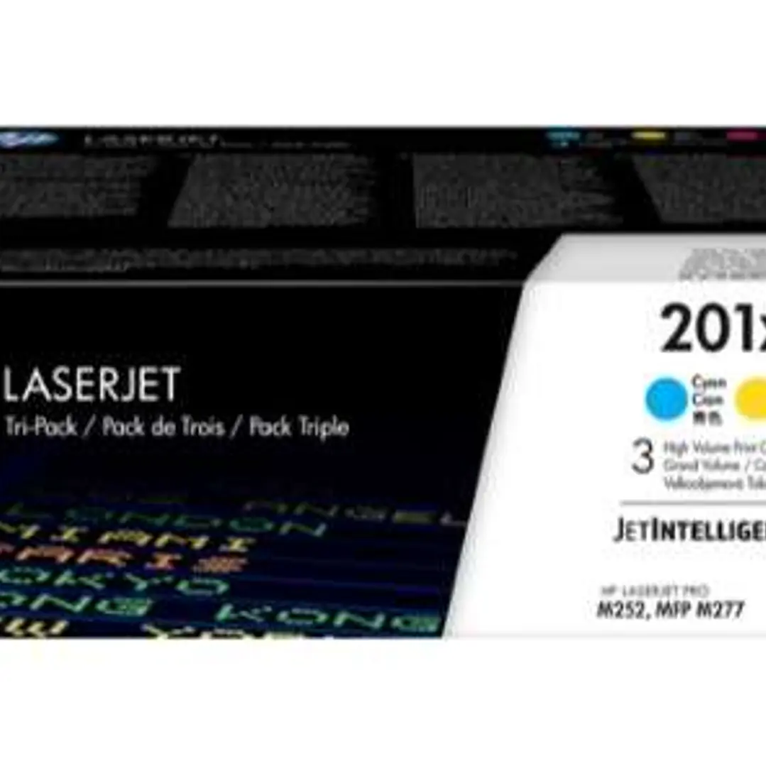 HP CF401X/CF402X/CF403X Pack de 3 Cartuchos de Toner Originales - 201X 1