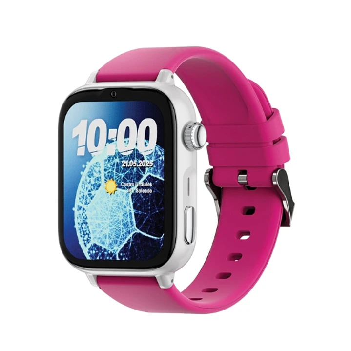 Savefamily Reloj Inteligente Smartwatch Infantil SaveWatch Plus 2 - Pantalla Amoled - Carcasa Blanca - Correa Silicona Lollipop 1