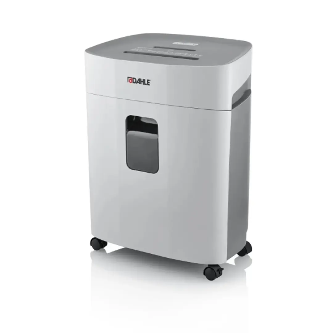 Dahle PaperSAFE 240 Destructora de Papel Manual Corte en Particulas P-4 - Destruye hasta 10 Hojas - Papelera de 25L - Con Ruedas - Apta para Papel, Ta 1