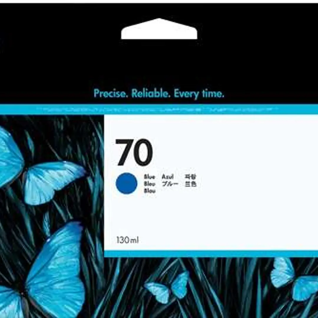 HP 70 Azul Cartucho de Tinta Original - C9458A 1