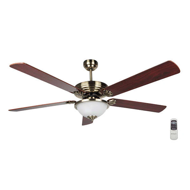Orbegozo CP 80142 Ventilador de Techo Elegance - Silencioso y Potente - 5 Palas Reversibles - Mando a Distancia - Sistema de Ventilacion Reversible -  1